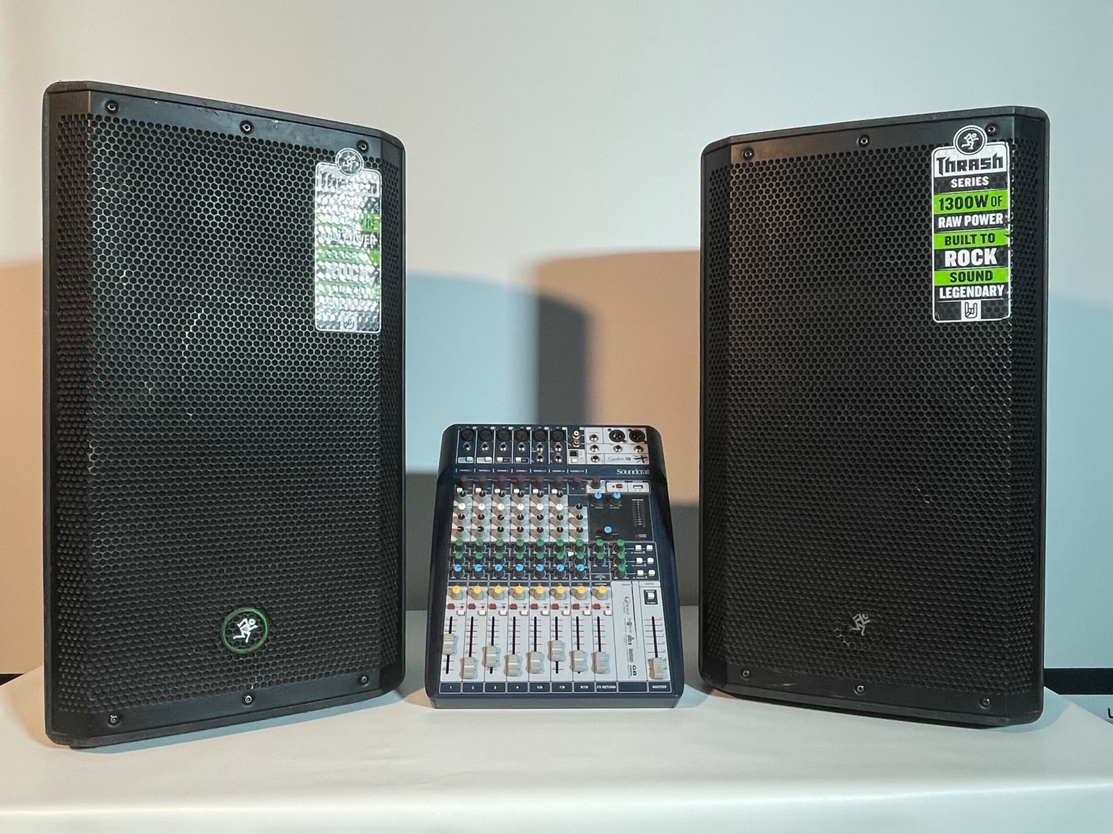 Mackie Thrash Speakers (Pair) — Audio & Sound rental in Bangalore